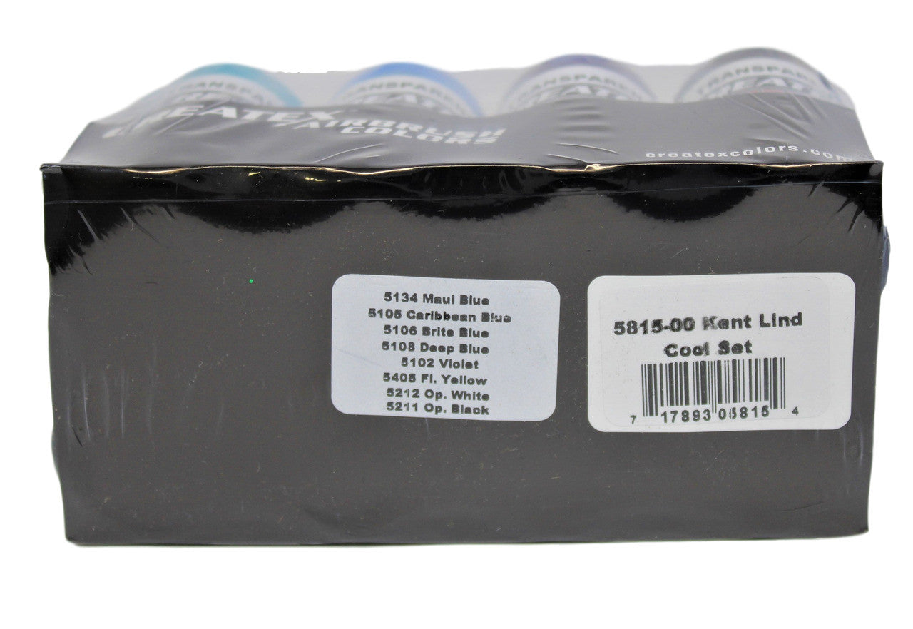 Createx Airbrush Colors Kent Lind Cool Set 5815-00 Createx