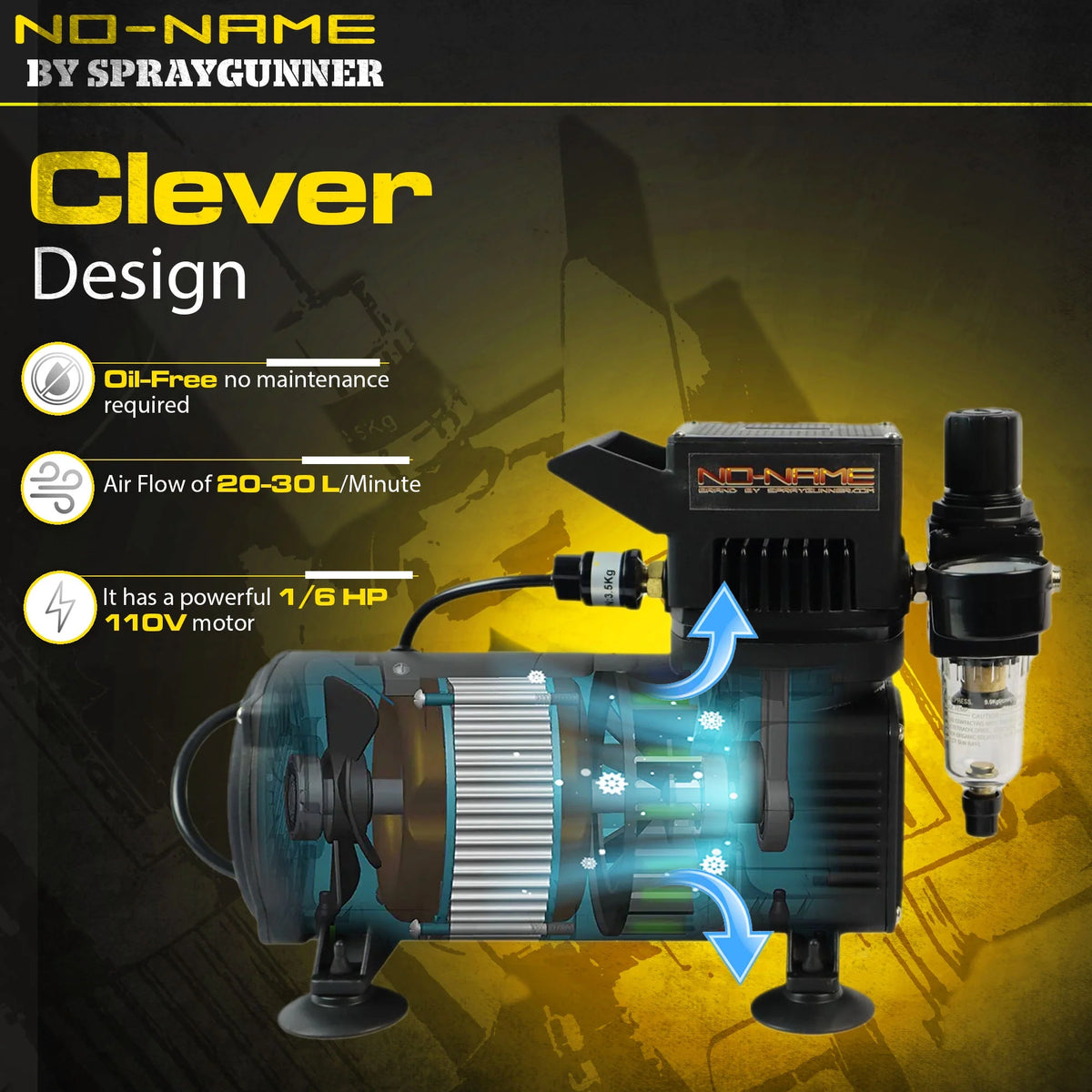 Cool Rooty Tooty Airbrush Compressor by NO-NAME Brand