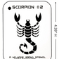 Scorpion #2 Stencil for airbrushing by NO-NAME Brand