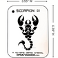Scorpion #1 Stencil for airbrushing by NO-NAME Brand