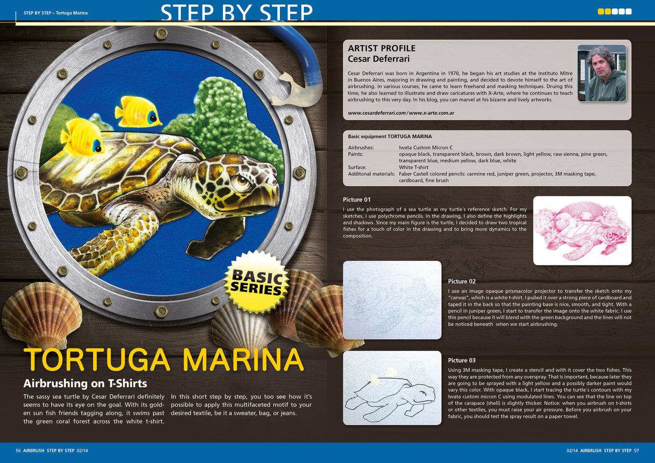 Airbrush Step by Step Magazine 02/14 ASBS 02/14 Step by Step Magazine